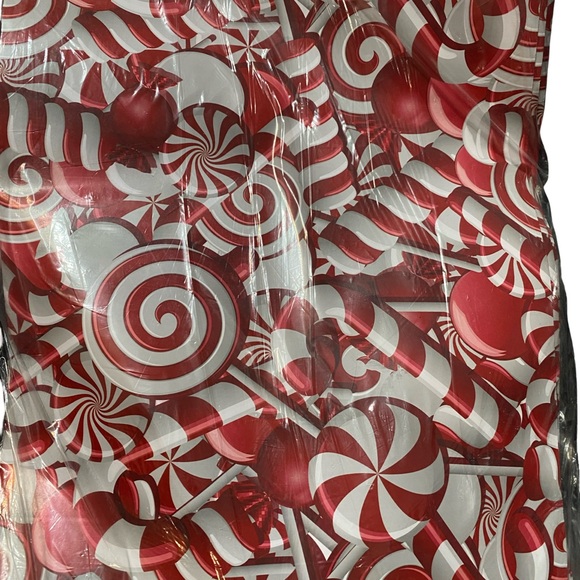 Poly Mailers Red and White Candy Swirl pack of 20 - Picture 2 of 2